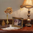 SIKOO Vintage Picture Frame 5x7 - Bronze Gold Antique Ornate Photo Frame for Wall Mount and Tabletop Display