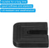 PATIKIL Rubber Isolator Pads, 4 Pcs U-Shaped Anti-Vibration Mats 1.97" x 1.97" for Mini Split AC Compressor, Black