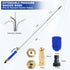 Yiliaw High Pressure Power Washer Wand - 38 Inch Garden Hose Nozzle Sprayer with 3 Sprayer Nozzle for Gutter, Patio,