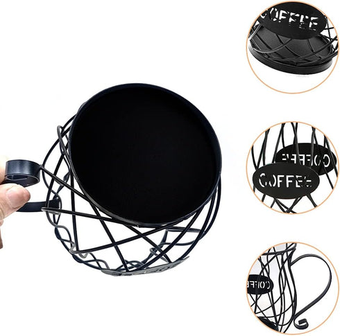 Coffee Pod Holder for K Cups, Storage Organizer for Coffee Capsules, K Pod Holders for Counter