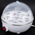 Electric Mini Eggs Cooker, Rapid Boiler for 6 Eggs, Poached, Scrambled, Omelets, Auto Shut Off (US Plug 110V)