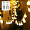 WERTIOO 2 Pack Battery Operated String Lights 33ft 100 LEDs Globe Fairy