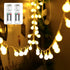 WERTIOO 2 Pack Battery Operated String Lights 33ft 100 LEDs Globe Fairy