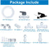 Refrigerator Water Line Kit, 1/4 Compression Ice Maker Installation Kit, 25ft 1/4" OD Tubing with Quick Connect for