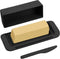 Bamboo Butter Dish with Lid and Knife, Small Butter Keeper for One Stick, Dishwasher Safe Butter Crock