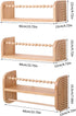 SAG's store Set 3 15.7" Floating Nursery Shelves - of Natural Wood Wall-Mounted Bookshelves for Kids Room, Baby Room