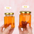 6 oz 30-Pack SZUAH Mini Glass Honey Jars | Honey Jars with Wood Dippers, Gold Lids, Gift Bags, Bee Charms, Labels