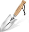 WORKPRO 11" Garden Hand Trowel, Heavy Duty Polished Stainless Steel Shovel with Wood Handle