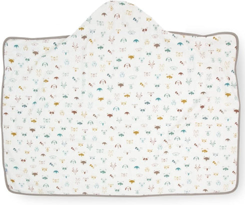 1-6 Little Unicorn Hooded Bath Towel | Absorbent Cotton & Terry Blend | Larger Size for Baby & Toddlers, Years (Animal