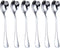 Mini Coffee Spoons Set of 6, Demitasse Spoons, Heart Shaped 4.9-inch 18/10 Stainless Steel Espresso Spoons
