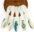 DUEBEL Mother of Pearl Caviar Spoons, 4' Luxury Handmade Spoons for Serving (5pcs)