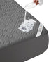 BEDLORE Waterproof Mattress Protector - Queen Size Noiseless Mattress Pad with Deep Pocket 6"-18", Washable Cover
