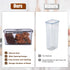 Bread Box for Kitchen Counter, Airtight Bread Storage Container with Lid for Homemade Bread, Grey