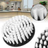 1 Pcs 5" White Drill Brush Attachment for Cleaning Carpet, Leather, and Upholstery Kit