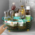 Non Skid Lazy Susan Turntable, 1 Tier Non Skid Spice Rack, 9 Inch Spinning Organizer for Kitchen, Pantry, Refrigerator