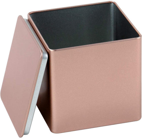 Tianhui Square Tin Can Empty Cube Steel Box Storage Container Kit 65mm Series for Treats, Gifts, Loose Tea, Crafts