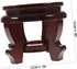 Wooden Flower Pot Base, Asian Wooden Vase Stand, Mini Bonsai Storage Rack for Potted Plants
