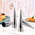 Guowall Cream Horn Mold, 21pcs Stainless Steel Ice Cream Cone Mold and Tubular Shaped Reusable Pastry Mould