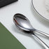 Dinner Spoons 6 Piece - 8.1'' Stainless Steel Tablespoons, Soup Spoons, Silverware for Home, Kitchen, Dishwasher Safe