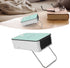 Mini Air Heater, Desktop Electric Warmer with Rotatable Bracket, Quick Heating for Home Office (Cyan)