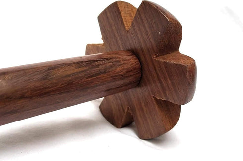 Wooden Mathani Mixer, Hand Blender Masher in Pure Shisham Wood - 14 inch