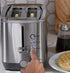 GE 2 Slice Stainless Steel Toaster, Extra Wide Slots for Toasting Bagels, 7 Adjustable Shade Settings, 850 Watts