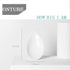 ONTUBE Ceramic Spoon Rests Set of 4, Porcelain Sauce Dish for Cooking Spoons, 6.5 Inch (White)