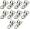 10Pcs M5 Eye Plate - Marine Oval Buckle Fixed Plate, 304 Stainless Steel, 1.8 Inch Length for Rope Pull