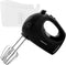 OVENTE 5-Speed Electric Hand Mixer, Stainless Steel Mixing Whisk, Portable & Lightweight 150W Motor, Black HM151B