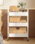 100pcs Kraft Bags with Window, 3.5x5.5 Inches, Brown Reusable Zip Lock Food Storage Pouches