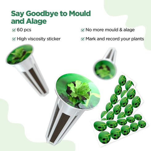 172 60 2 25 60 25 LetPot Pcs Seed Pod Kits, Hydroponics Growing Sponges, Grow Anything Kit Pod for Hydroponic
