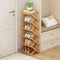 YYW Shoe Rack, Foldable Bamboo Shoes Shelf, Freestanding Shoe Storage Organiser for