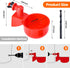 Yrangee 24 Pack, Chicken Water Cups, Chicken Waterer DIY Chicken Water Feeder for Poultry Gravity Filling Automatic