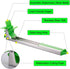 YIDADA Watermelon Windmill Cutter Slicer, Stainless Steel Fruit Tools with Melon Scoop for Quick Cutting