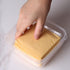 WonLiq 2 Pack-Cheese slicer Storage Containers with lids airtight Keeps slice Cheese Fresh and Delicious Reusable