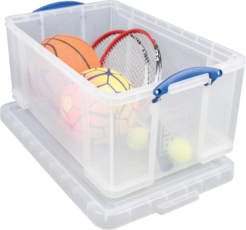 REALLY USEFUL OFFICE BOX CLEAR 64LT