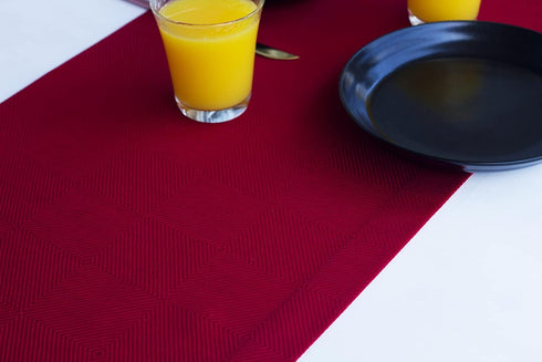 Akutana 90 inch, Red Table Runner Outdoor Dining Table Runners, Burgundy Waterproof Long Dresser Scarf, Cranberry