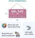 Girl Cave Sign, Teen Girls Room Decor, 12 * 6 Wall Hanging Decoration, Girls Only No Boys Allowed for Bedroom
