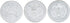 Nordic Ware 01236 Yuletide Cast Cookie Stamps, 3-inch Rounds, Silver