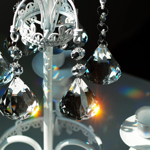 10pcs 40mm Crystal Ball Prisms Chandelier Parts Pendant, Hanging Glass Crystals Suncatcher for Window Decoration Clear