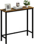 Narrow Console Table, 29.5" Small Entryway Table, Thin Hallway Tables, Slim Sofa