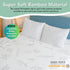 Mattress Protector Bamboo Rayon with Zipper - 100% Waterproof Cooling Cover - Ultra Soft Breathable Noiseless Encasement