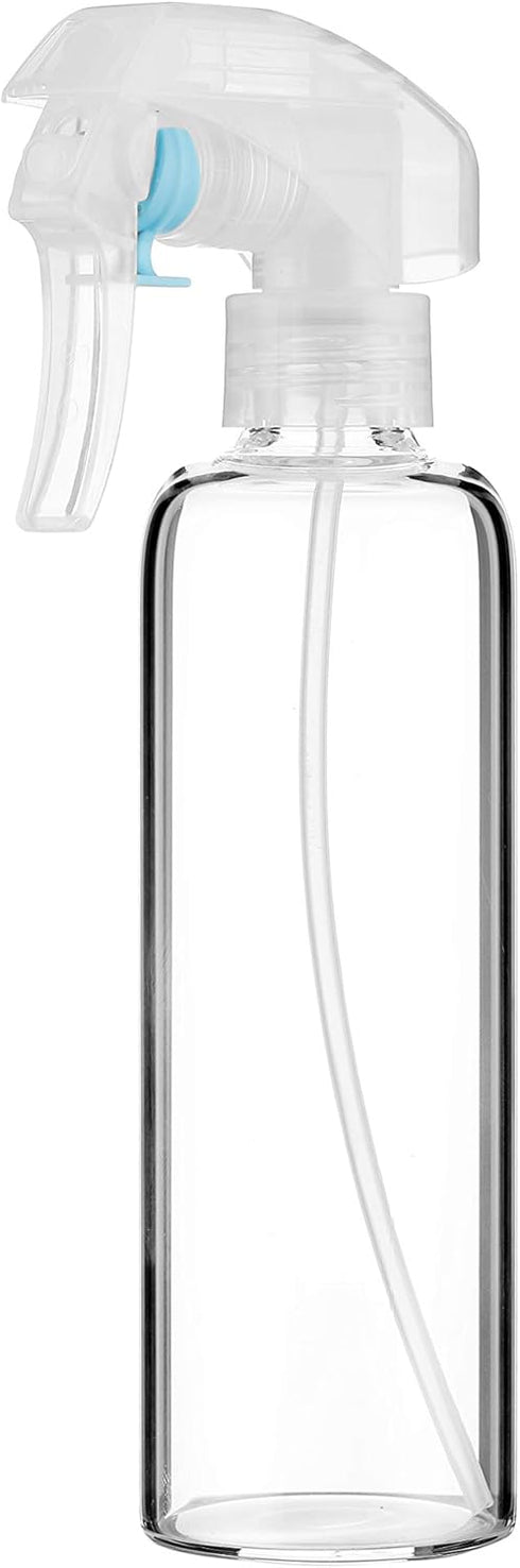 7oz Olive oil Mister and Cooking Sprayer, Transparent food-grade Glass oil spray; Non Aerosol bottle; good for air