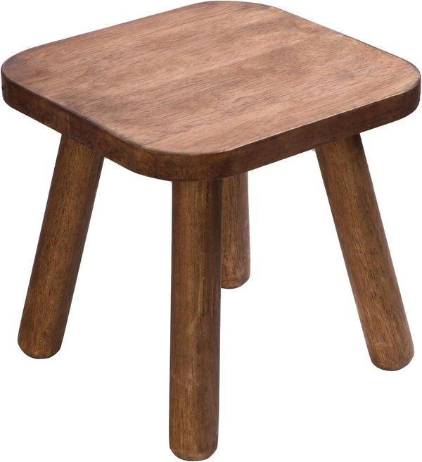 Jurath Wooden Step Stool for Adults Step Stool for Toddlers Plant Stool Small