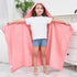 2Pcs 50"x30" 3-12 Hiturbo Kids Fleece Hooded Towel: Soft Plush Warm Blanket - Pool Beach Bath Swim Towel Wrap for Yrs