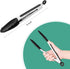 9 Inch Kitchen Tongs, Cooking Tongs with Silicone Tips and Stainless Steel Handle, Non Stick Heat Resistant Tongs for Cooking, Buffet, Salad Serving (9", Black) by DAILY KISN