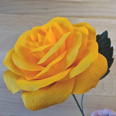 Yellow Crepe Paper Roll Streamer, 81 ft, Perfect for Parties & Events