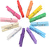 KIMOBER Mini Wooden Clothespins 200pcs, Mixed Colored Small Craft Peg Pins Clips for Photos, Paper Crafts