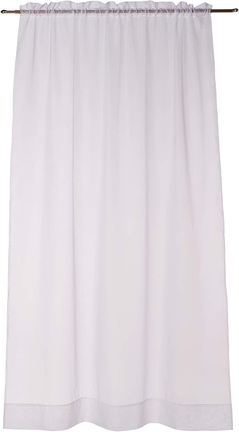 Stylemaster Elegance Sheer Voile Panel, 60" x 84", White