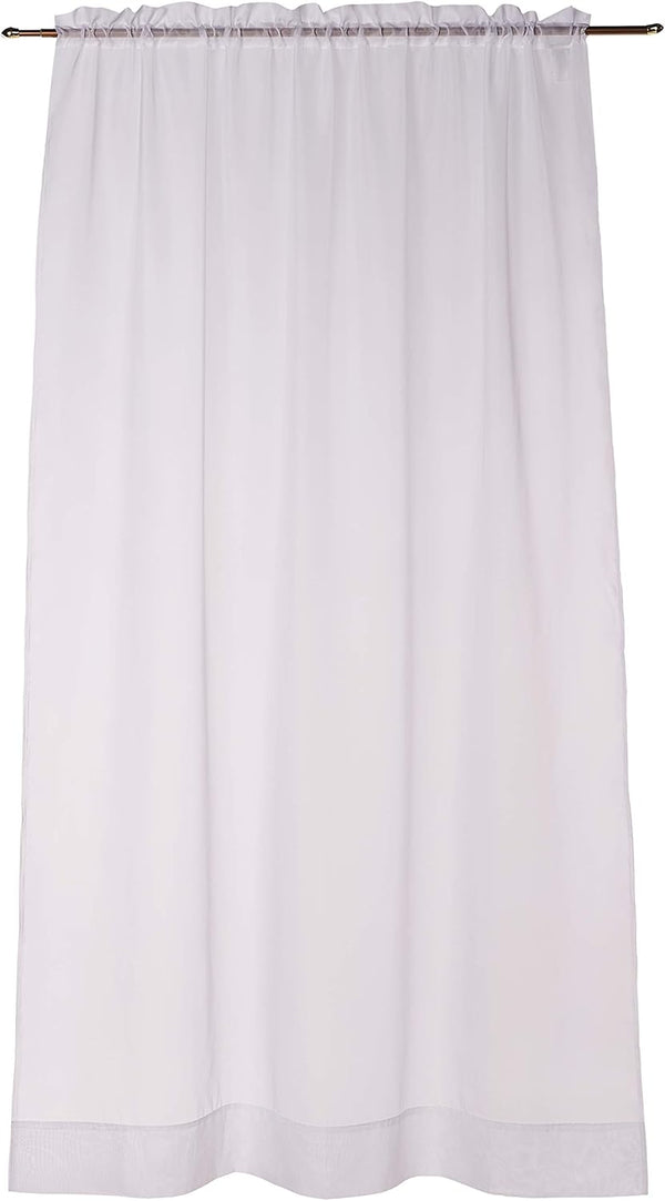 Stylemaster Elegance Sheer Voile Panel, 60" x 84", White